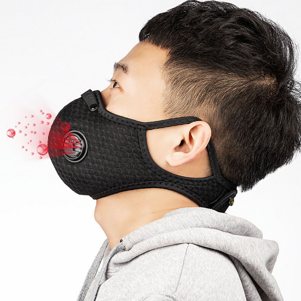 Masque de protection "Steam Protect", anti-pollution PM2.5 au charbon actif