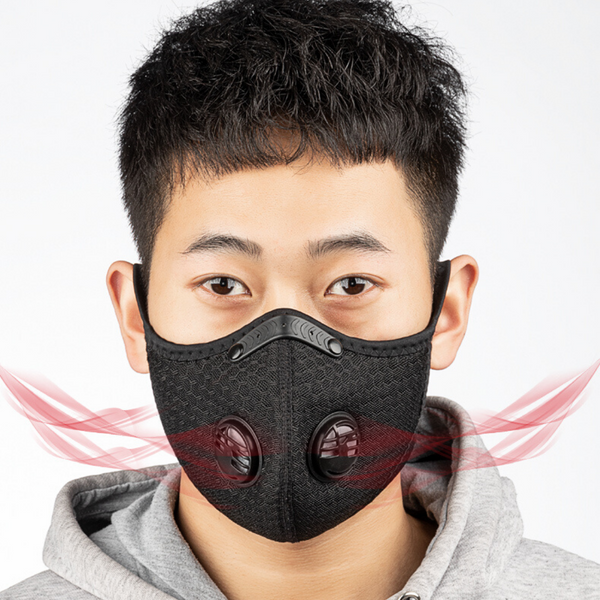 Masque de protection "Steam Protect", anti-pollution PM2.5 au charbon actif