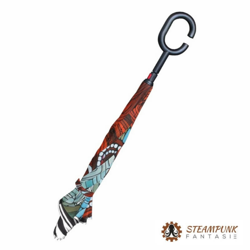 Parapluie pieuvre géante "Bloody Kraken" - Steampunk Fantasie